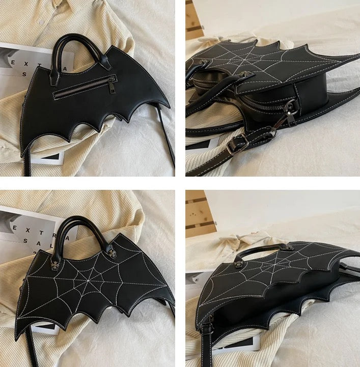 Webbed Bat Crossover Purse